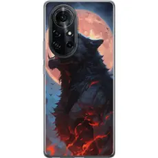 iSecrets - Genomskinligt Skal kompatibel med Huawei nova 8 Pro med Ylande varg