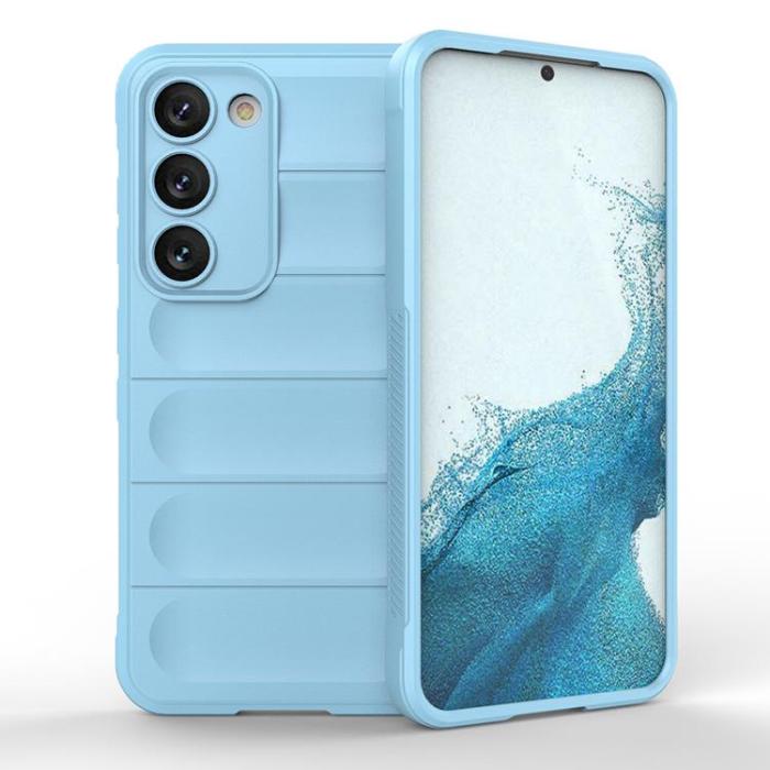 OEM - Galaxy S23 Plus Skal Magic Shield Flexible Armored - Ljusblå