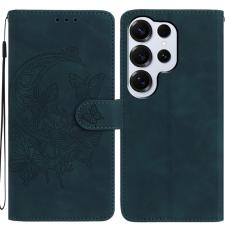 OEM - Samsung Galaxy S26 Ultra Fodral Konstl&auml;der St&auml;ll - Gr&ouml;n