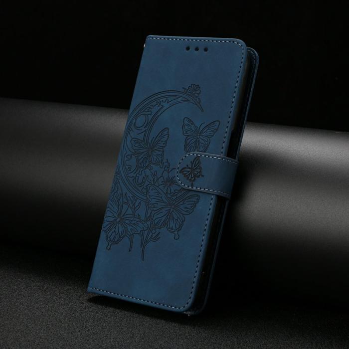 OEM - Samsung Galaxy S26 Ultra Fodral Konstläder Ställ - Blå