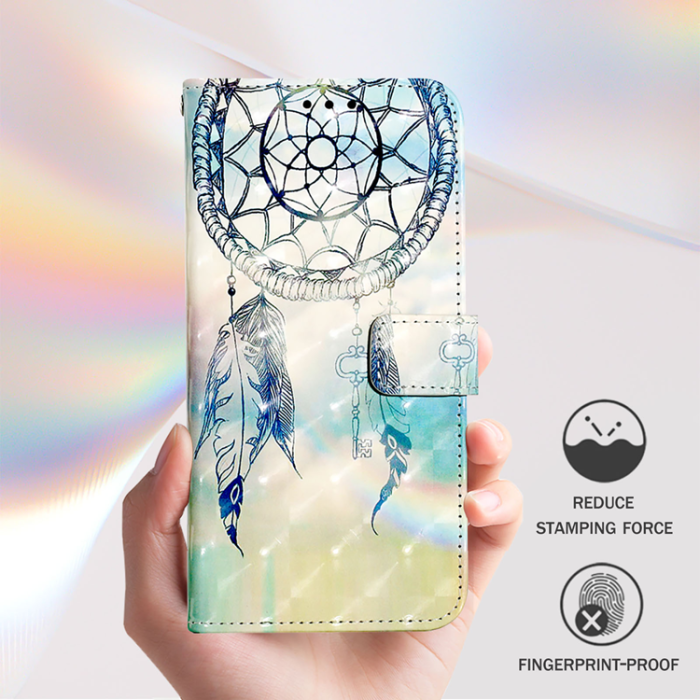 A-One Brand - iPhone 17 Pro Plånboksfodral Printing Pattern Med Strap