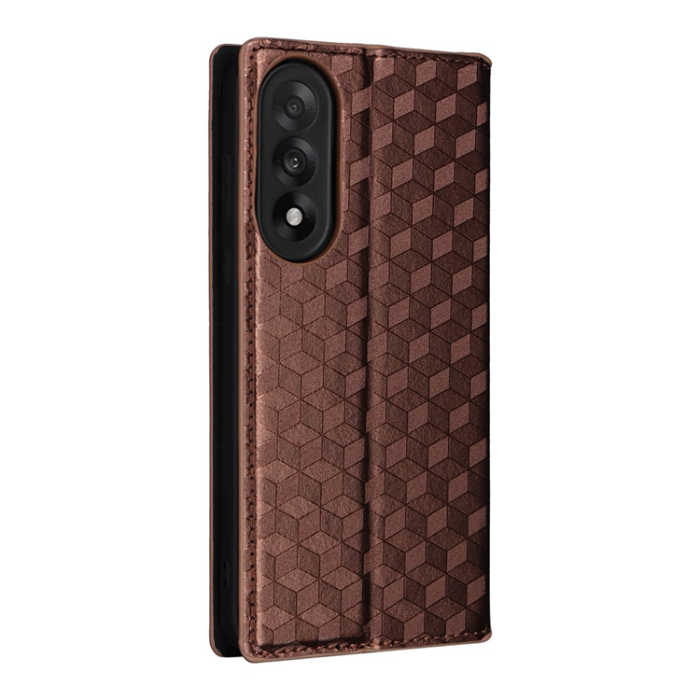 A-One Brand - OnePlus Nord 5 Plånboksfodral Rhombus Imprint - Brun