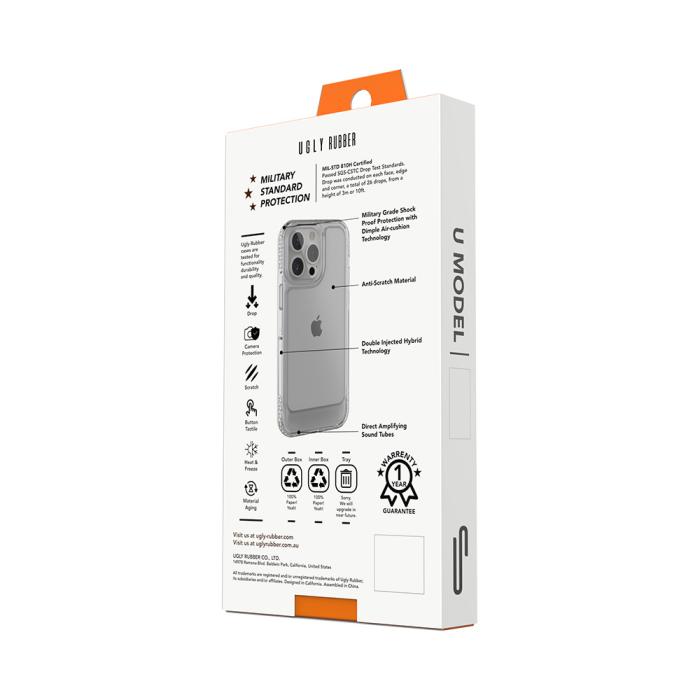 OEM - iPhone 15 Pro Skal Transparent Tålig Gummi