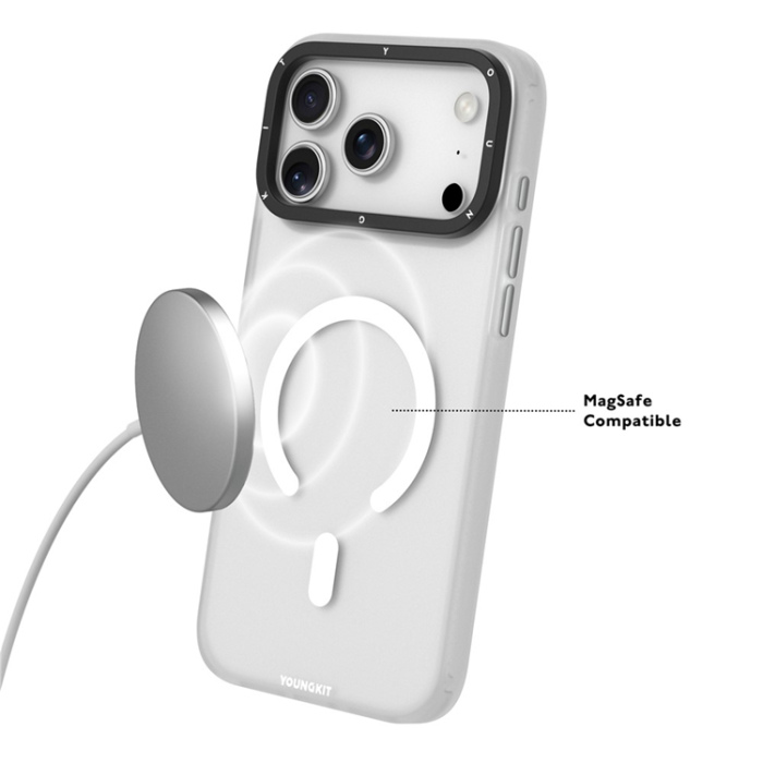 YOUNGKIT - YOUNGKIT iPhone 17 Pro Mobilskal MagSafe PET TPU - Svart