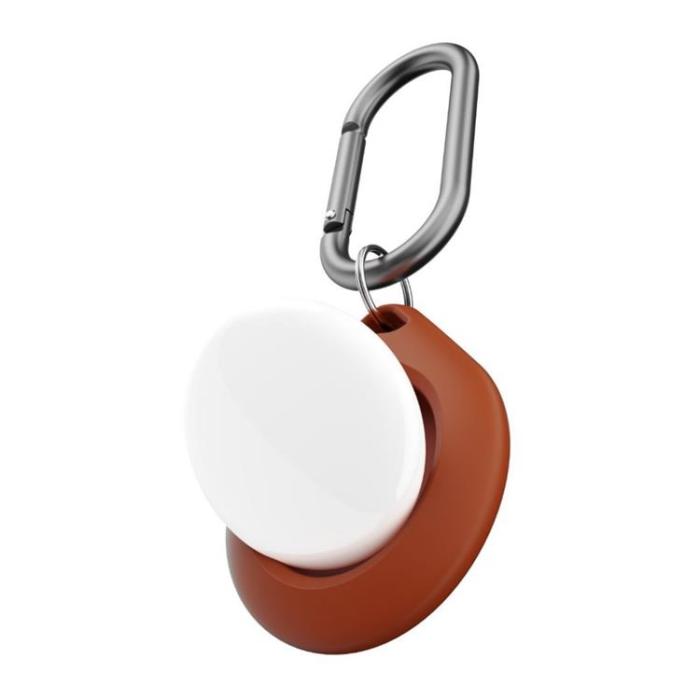 KeyBudz - Keybudz 4-Pack Secure Dock För AirTag - Tan