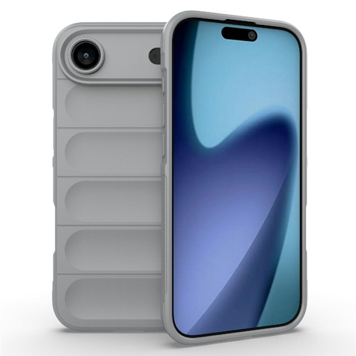 Amorus - AMORUS iPhone Air Mobilskal Shockproof TPU Rugged - Ljusgrå