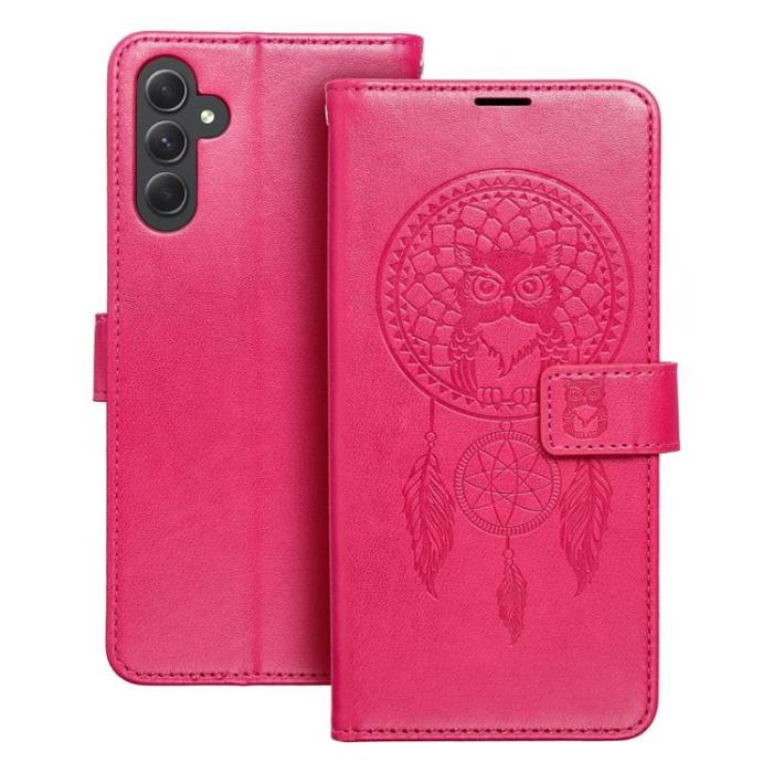 OEM - Galaxy A34 5G Plånboksfodral Mezzo Dreamcatcher - Magenta
