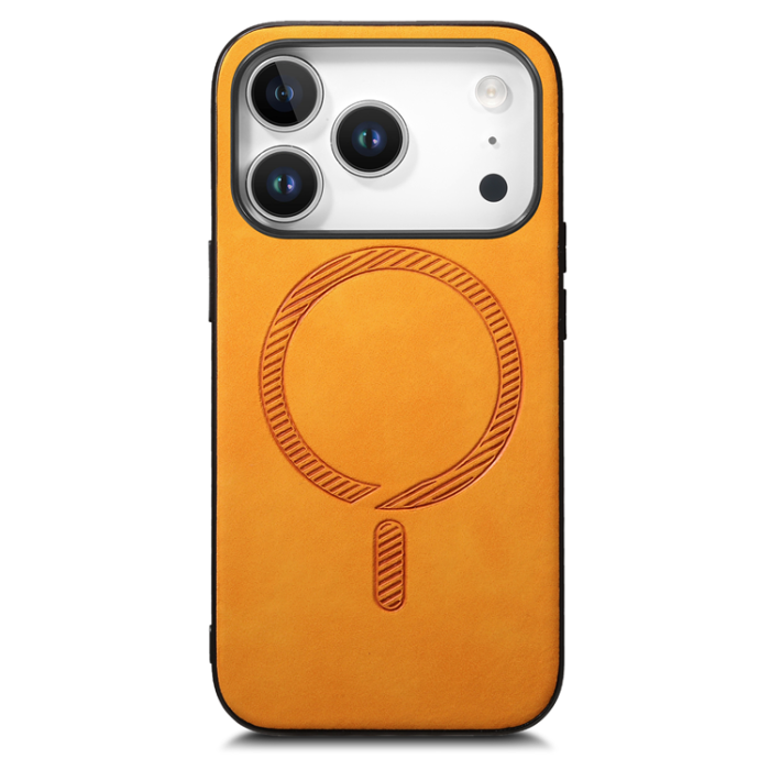 A-One Brand - iPhone 17 Pro Mobilskal MagSafe Skin-touch - Gul