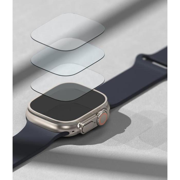 Ringke - [4-Pack] Ringke Apple Watch Ultra (49mm) Härdat Glas Skärmskydd - Clear