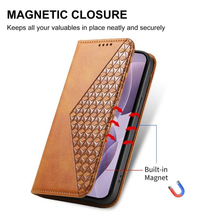 OEM - Samsung Galaxy S26 Fodral Konstläder Plånboksfodral - Gul
