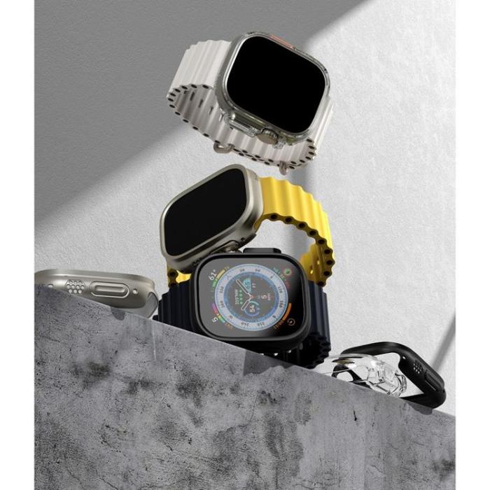 Ringke - [2-Pack] Ringke Apple Watch Ultra (49mm) Skal Slim - Clear/Grå