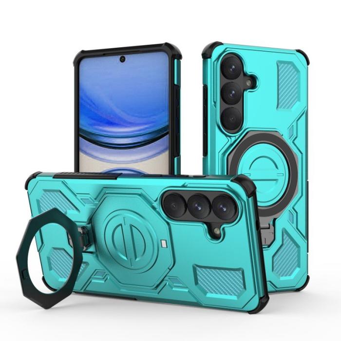 WANLONFENG - WANLONFENG Samsung Galaxy S26 Plus Skal PC TPU KJ Serie - Grön