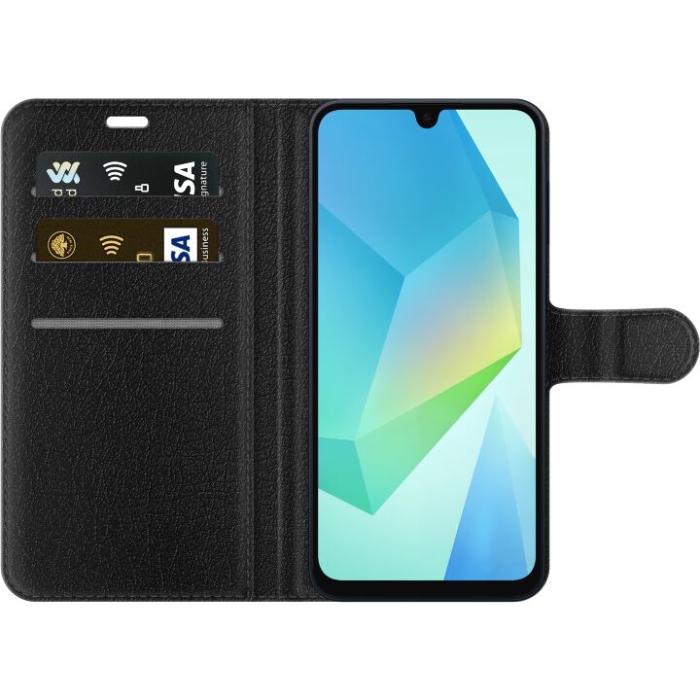 iSecrets - Plånboksfodral till Samsung Galaxy A16 5G med Gyllene Murstenar