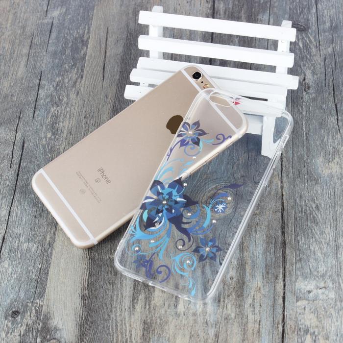 UTGATT5 - Skal till Apple iPhone 6 / 6S - Rosa Blommor