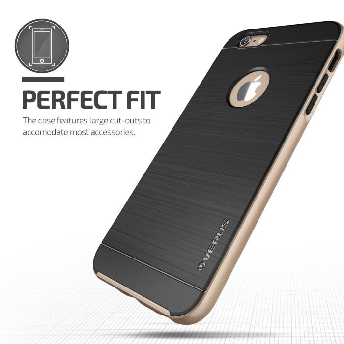VERUS - Verus High Pro Shield Skal till Apple iPhone 6 / 6S - Guld