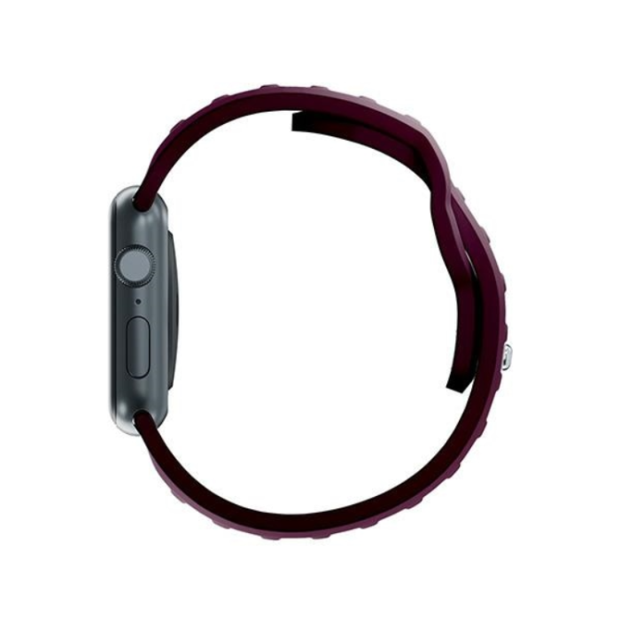 3MK - 3mk Apple Watch (38/40/41mm) Armband Silikon - Mörklila