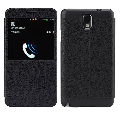 Rock Excel Window Cover Fodral till Samsung Galaxy Note 3 (Svart) | 2353 | AlltMobil