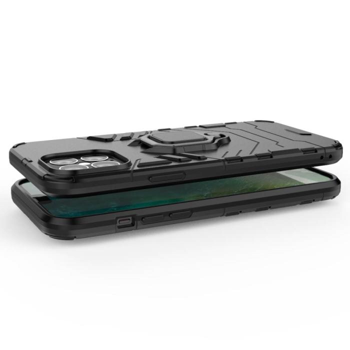 OEM - Hybrid Ring MobiliPhone 12 Pro Max Skal - Svart