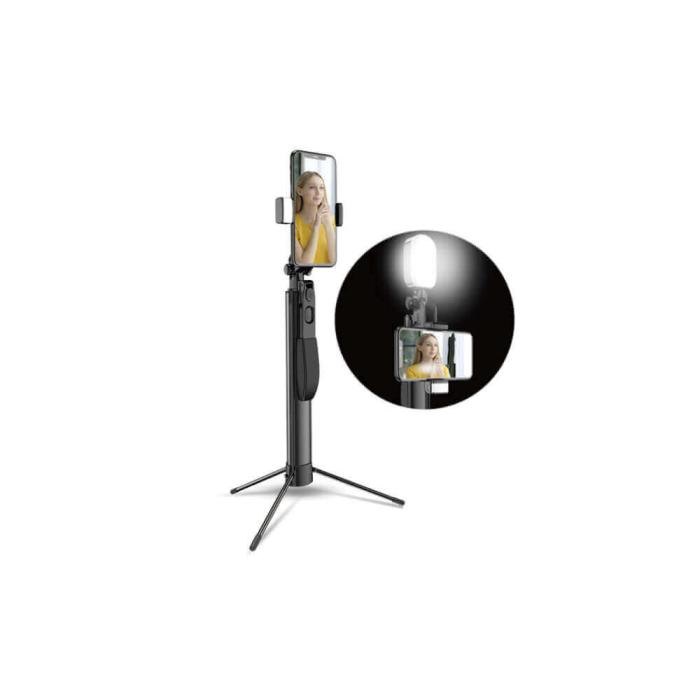 UTGATT - NORTH Fotostativ för mobil 30-110cm Belysning och Fjärrkontroll