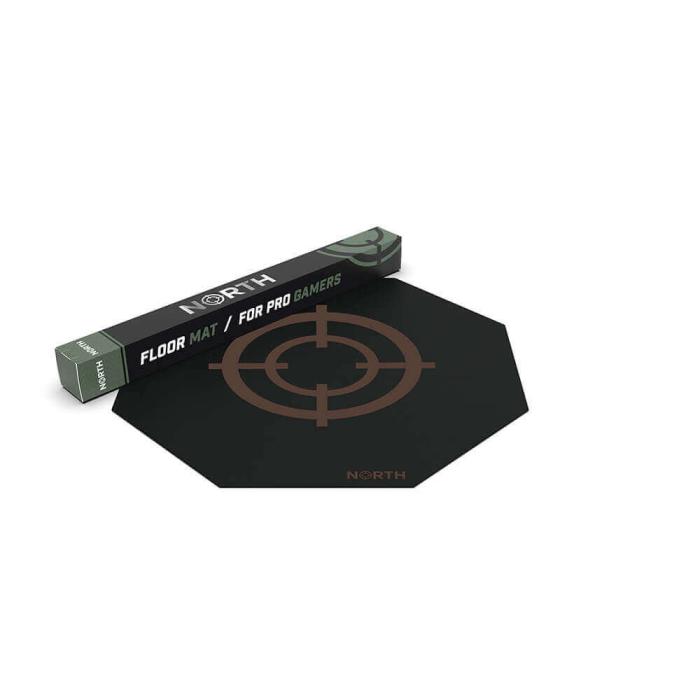 North - NORTH Golvmatta Pro Gaming Svart 100x100cm