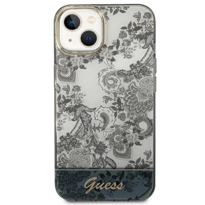 Guess - GUESS iPhone 14 Plus Skal Porcelain Collection - Grå