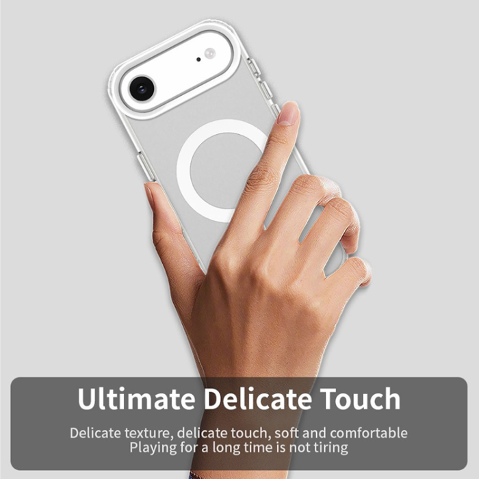 A-One Brand - iPhone 17 Air Mobilskal MagSafe Anti Drop Hybrid - Vit
