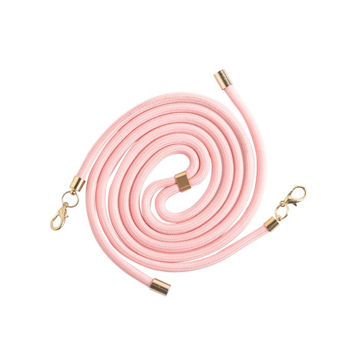 Boom of Sweden - BOOM iPhone 14 Pro Max skal med mobilhalsband - Rope Pink