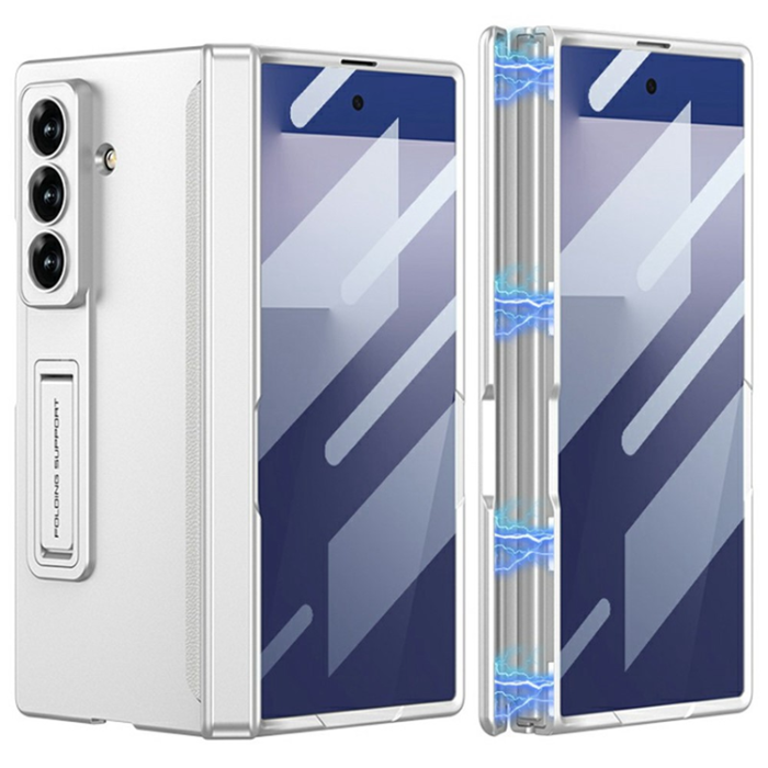 GKK - GKK Galaxy Z Fold 7 Mobilskal med Magnetic Hinge Kickstand 