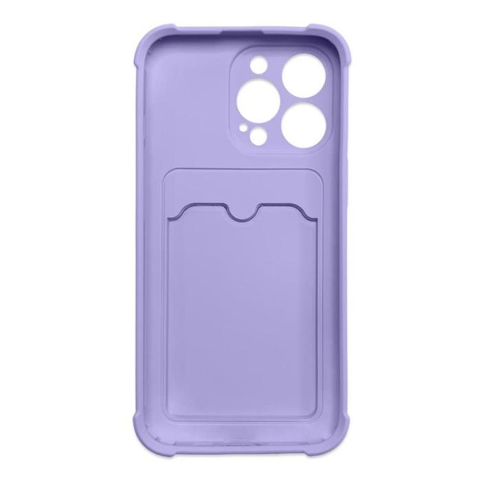 OEM - Armor Korthållare Skal Samsung Galaxy A22 4G - Lila