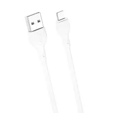 XO - XO USB-A Till Lightning Kabel 2m 2.1A NB200 - Vit