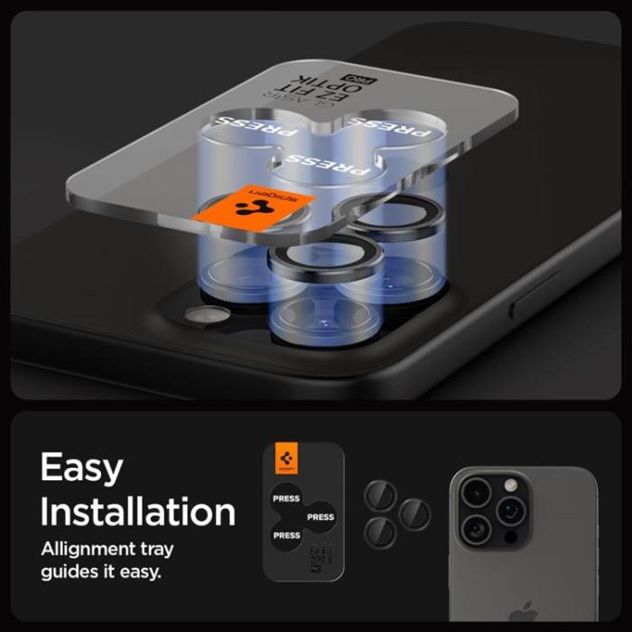 Spigen - Spigen [2-PACK] iPhone 14 Pro/14 Pro Max Kameralinsskydd i Härdat Glas