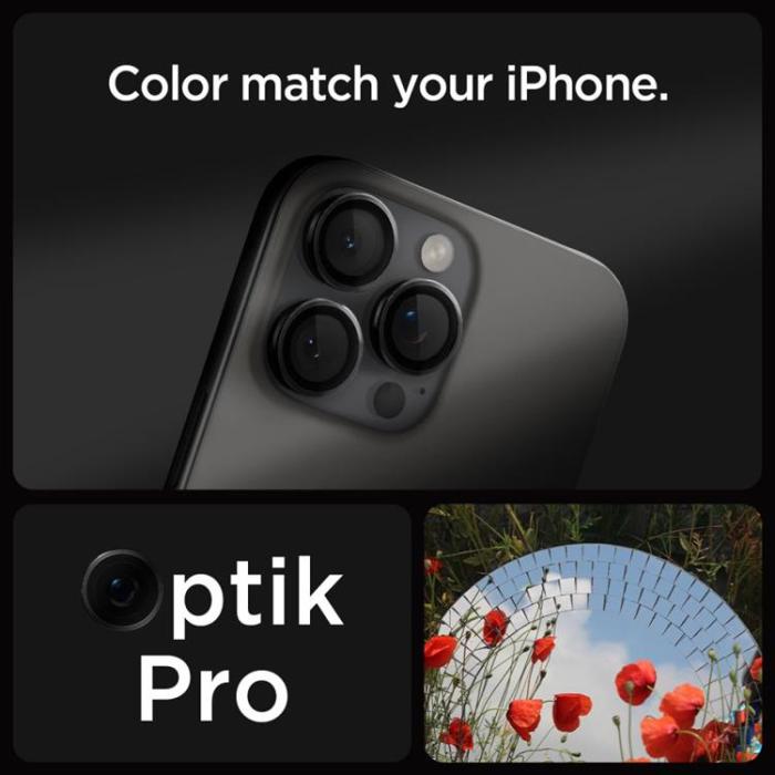 Spigen - Spigen [2-PACK] iPhone 14 Pro/14 Pro Max Kameralinsskydd i Härdat Glas