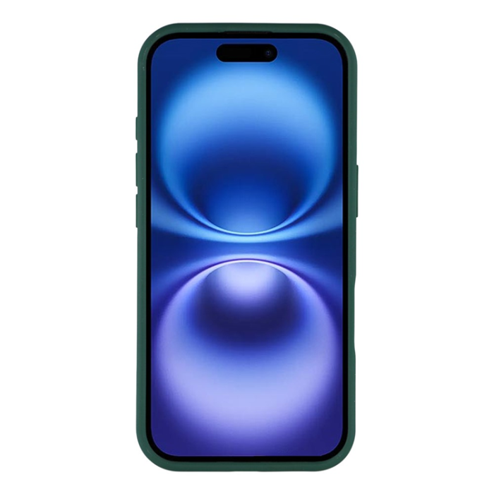 A-One Brand - iPhone 17 Mobilskal MagSafe Lins Kickstand - Mörkgrön