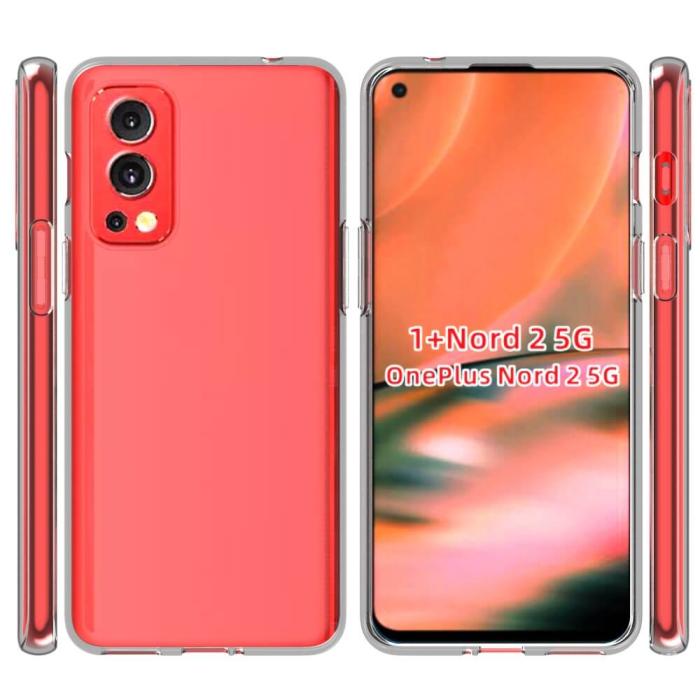 A-One Brand - Slim Flexicase Skal till Oneplus Nord 2 5g - Clear