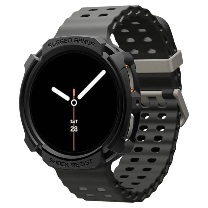 Spigen - Spigen Galaxy Watch 8 (44mm) Skal Rugged Armor - Svart