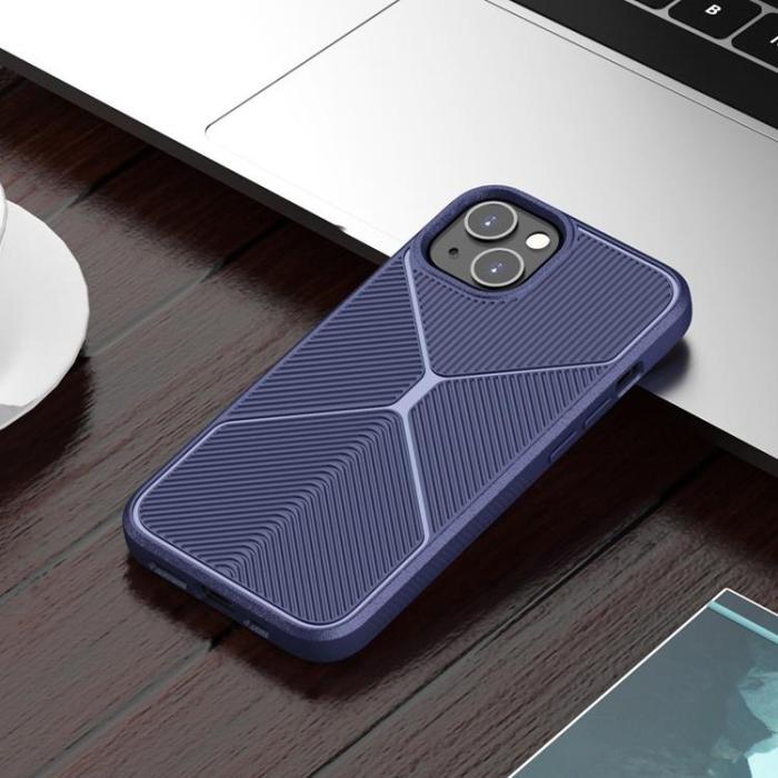 OEM - iPhone 14 Pro Skal X Design - Blå