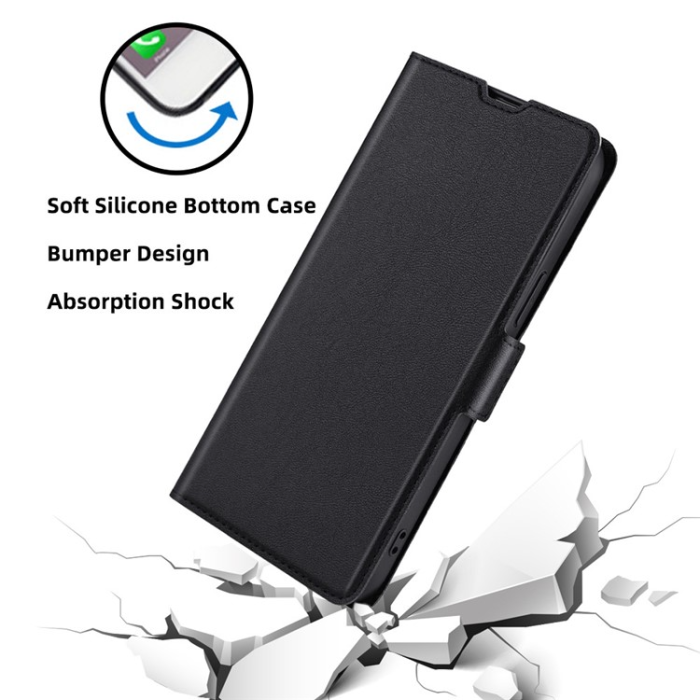 OEM - Xiaomi 13 Lite Plånboksfodral Dual Magnetic Clasp - Svart