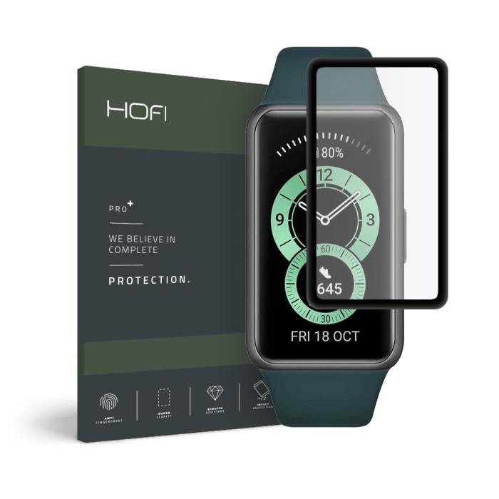 UTGATT1 - Hofi - Hybrid Härdat Glass Huawei Band 6 - Svart