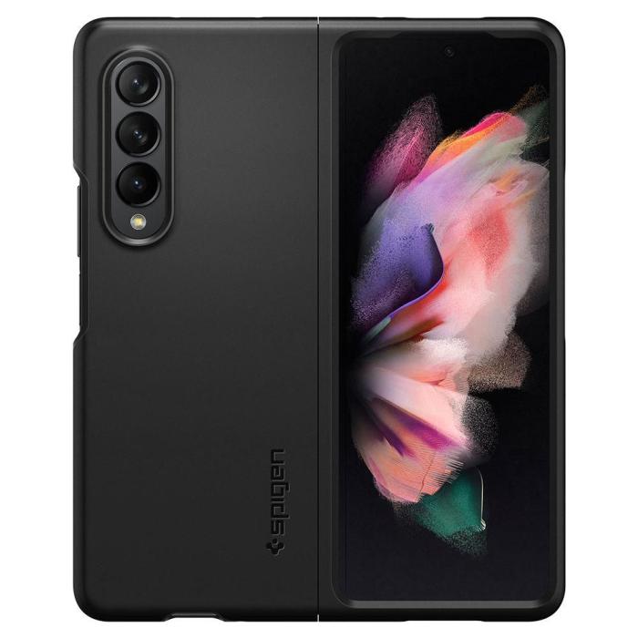 UTGATT5 - Spigen Mobilskal Thin Fit Galaxy Z Fold 3 - Svart
