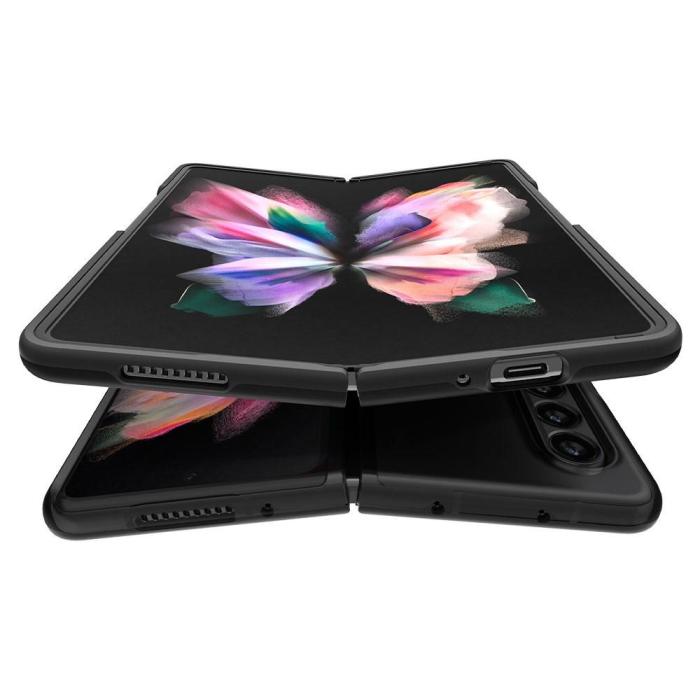 UTGATT5 - Spigen Mobilskal Thin Fit Galaxy Z Fold 3 - Svart