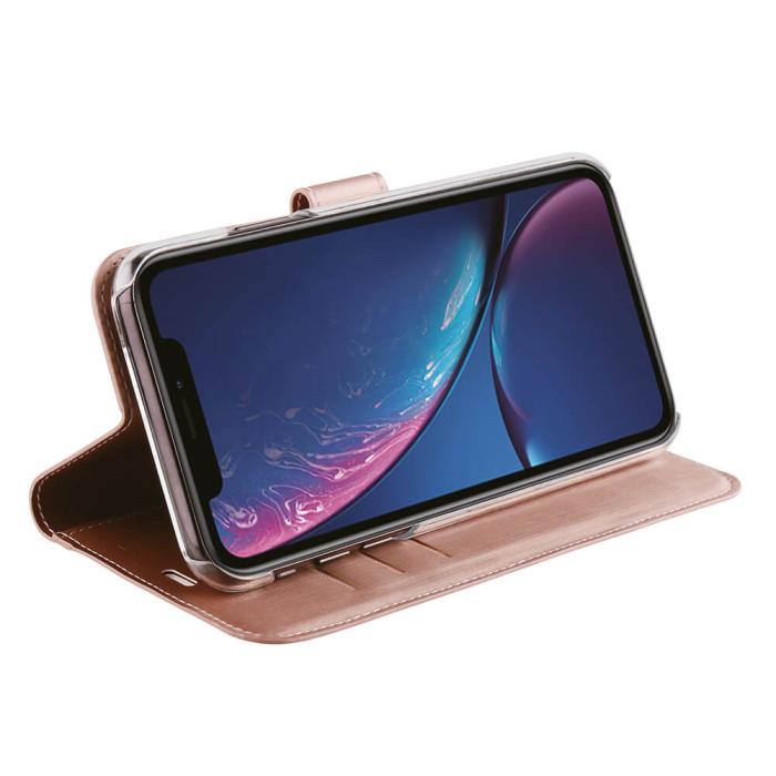 UTGATT1 - Vivanco Plånboksfodral iPhone XR - Rosa Guld