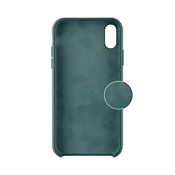 Vivanco - Vivanco Silkon Skal iPhone XR - Midnatt Grön