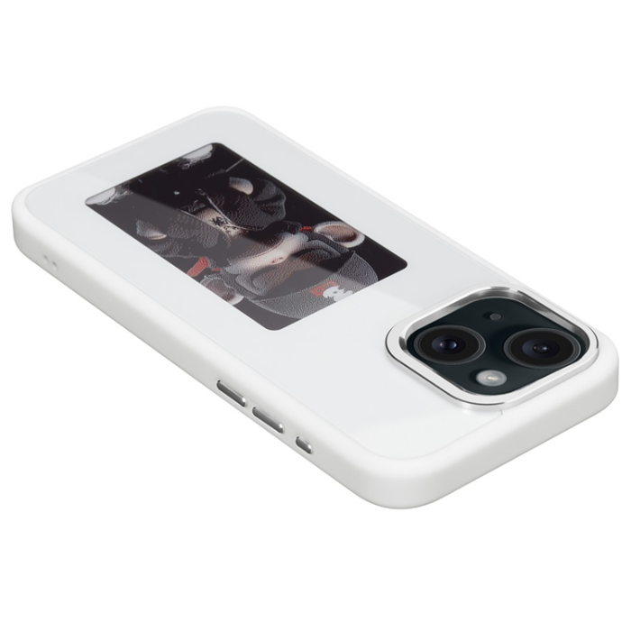 A-One Brand - iPhone 15 Mobilskal E Ink 4-Color Display Customized