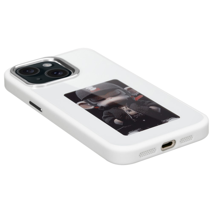 A-One Brand - iPhone 15 Mobilskal E Ink 4-Color Display Customized