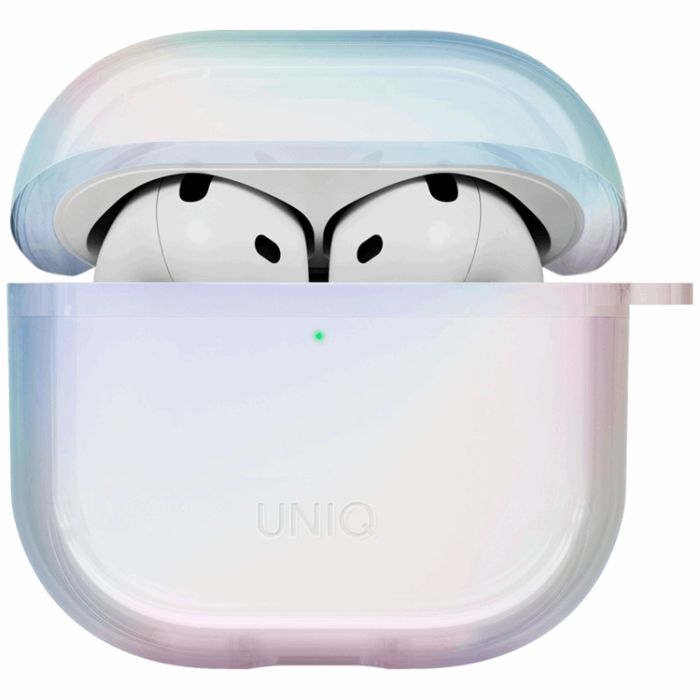 UNIQ - UNIQ AirPods 4 Skal Iridescia Hang - Holo Quartz