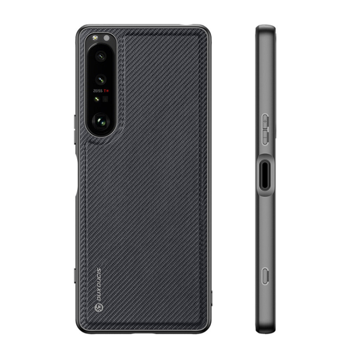 UTGATT5 - Dux Ducis Sony Xperia 1 IV Skal Fino Nylon - Svart
