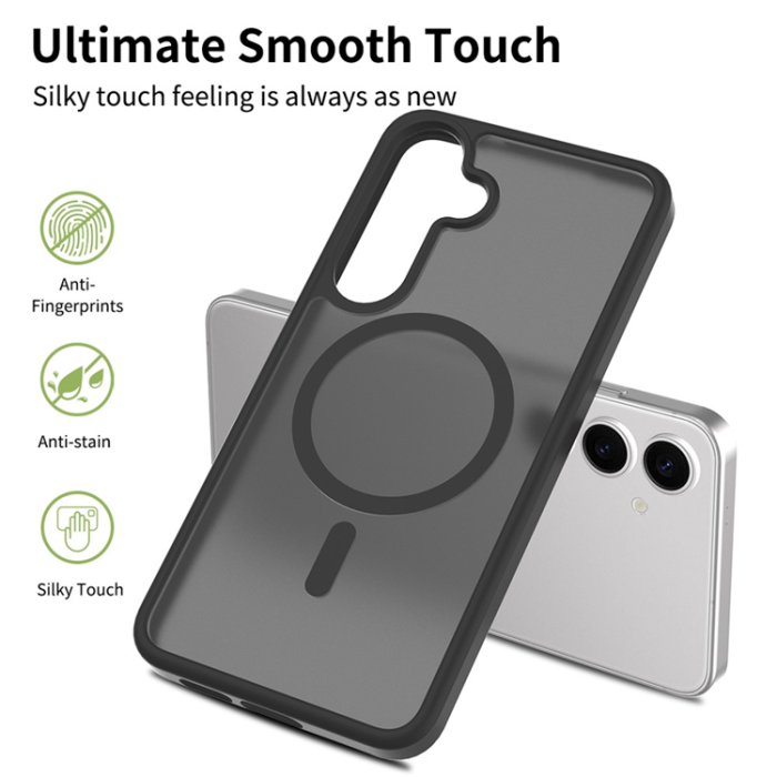 A-One Brand - Galaxy S25 Plus/S24 Plus Mobilskal MagSafe Skin Touch Acrylic