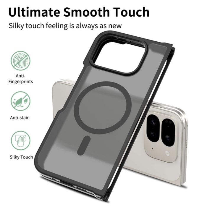 A-One Brand - Google Pixel 10 Pro Fold Mobilskal MagSafe Skin Touch - Svart