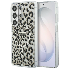 Guess - Guess Mobilskal F&ouml;r Galaxy S26 Ultra MagSafe IML Leopard Print Triangle