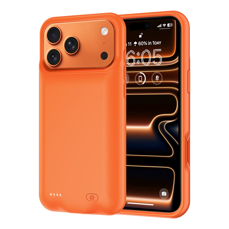 iPhone 17 Pro Max Batteriskal 6000mAh B29S (Orange) | 2353 | AlltMobil
